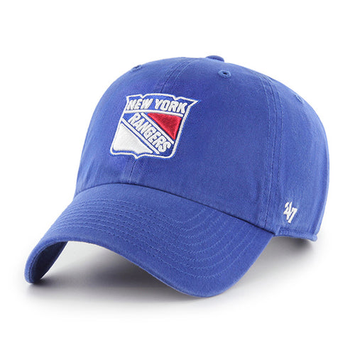 '47 Brand New York Rangers Clean Up Adjustable Hat - Royal Blue
