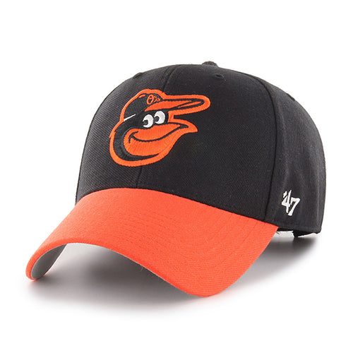 '47 Brand Baltimore Orioles MVP Adjustable Hat - Two-Tone Black/Orange