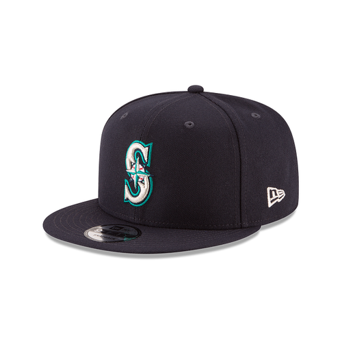 New Era Seattle Mariners Basic 9FIFTY Snapback Hat - Navy