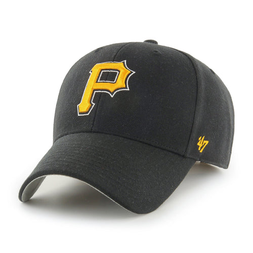 '47 Brand Pittsburgh Pirates MVP Adjustable Hat - Black/Yellow