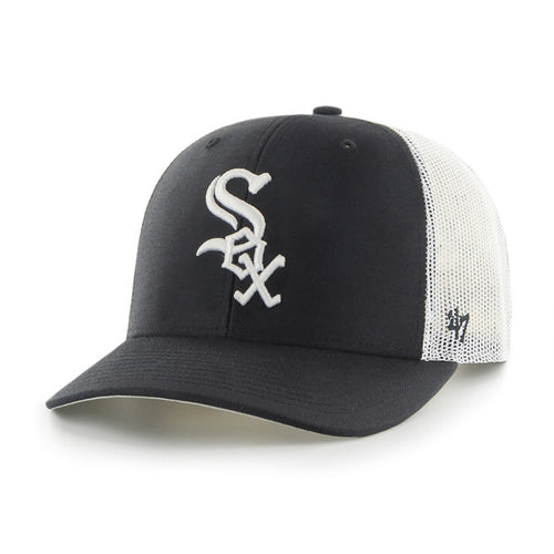 '47 Brand Chicago White Sox Trucker Adjustable Hat - Black