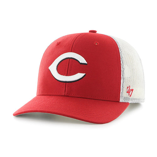 '47 Brand Cincinnati Reds Trucker Adjustable Hat - Red