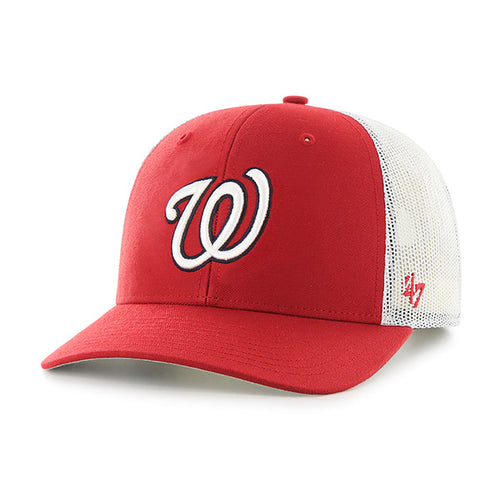 '47 Brand Washington Nationals Trucker Adjustable Hat - Red