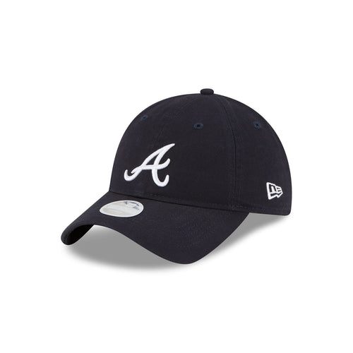 New Era Atlanta Braves 9TWENTY Adjustable Hat - Navy (Women's)