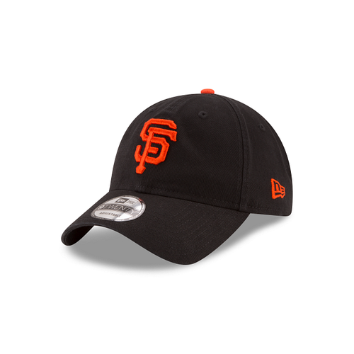 New Era New York Giants 9TWENTY Adjustable Hat - Black (Orange Logo)