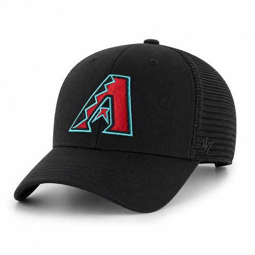 '47 Brand Arizona Diamondbacks Flagship MVP Adjustable Hat - Black/Black