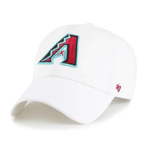 '47 Brand Arizona Diamondbacks Clean Up Adjustable Hat - White