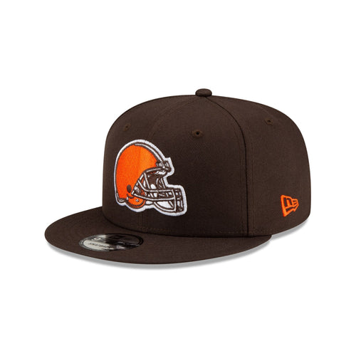 New Era Cleveland Browns Basic Brown 9FIFTY Snapback Hat - Brown