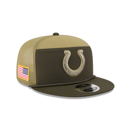 New Era Indianapolis Colts Salute to Service Split Panel 9FIFTY Trucker Hat - Digital Camo