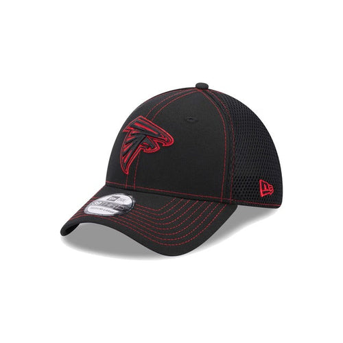 New Era Atlanta Falcons Neo 39THIRTY Stretch Fit Hat - Black