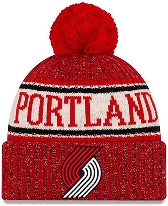 New Era Unisex-Adult NBA Official Sport Knit Sideline Cuffed Knit Pom Beanie Hat