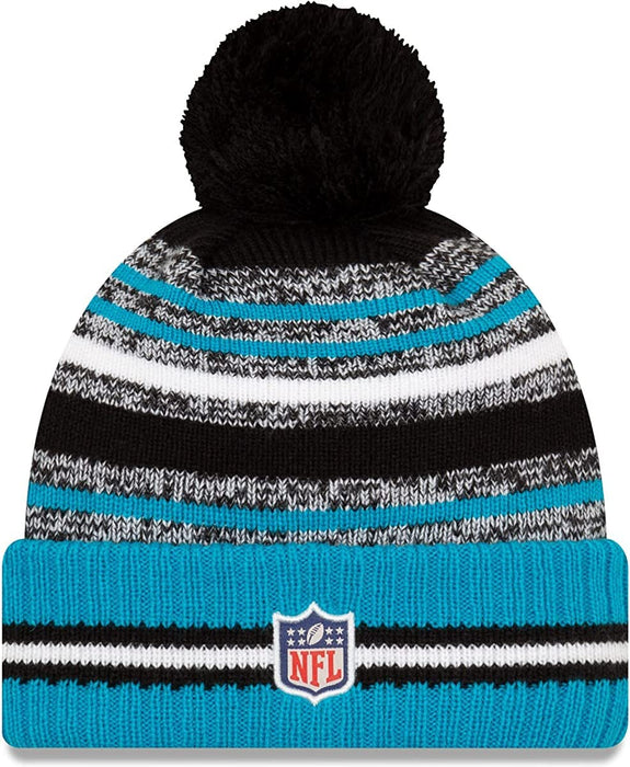 New Era NFL Official Sport Knit Sideline Cuffed Knit Pom Beanie Hat One Size Fits All