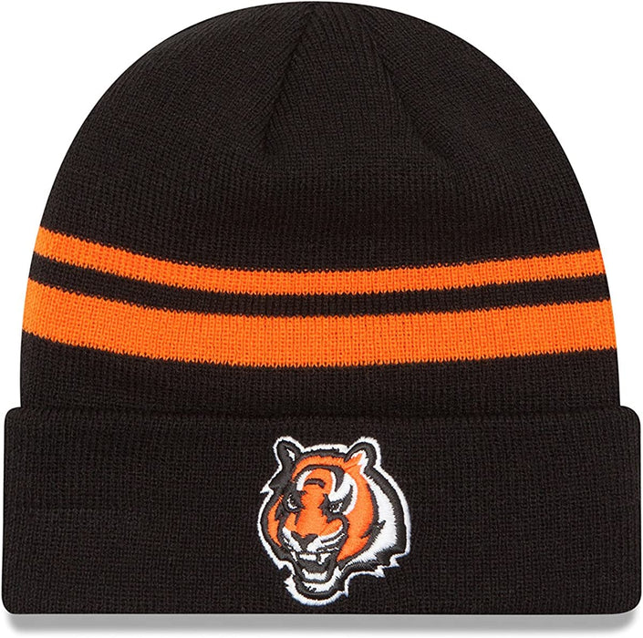 New Era Unisex-Adult NFL Official Sport Knit Classic Striped Knit Beanie