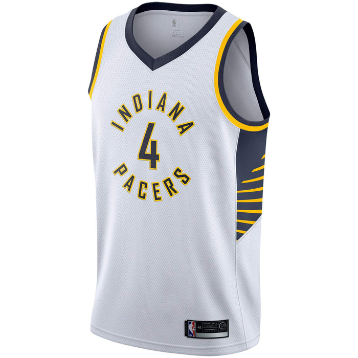 Victor Oladipo Indiana Pacers #4 Official Youth 8-20 Swingman Jersey (Youth - Medium, Victor Oladipo Indiana Pacers White Hardwood Classic)