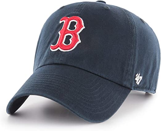 47 Brand MLB Clean Up Hat Boston Red Sox Navy