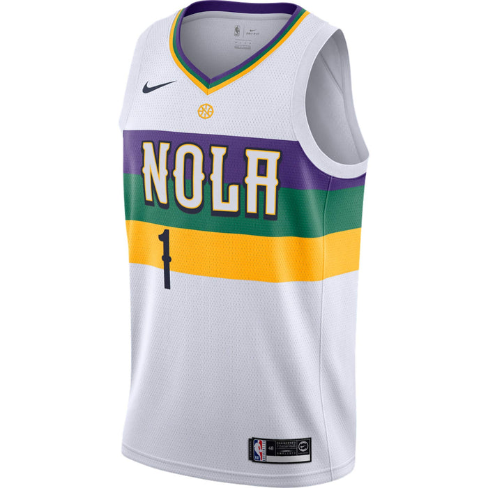 Zion Williamson New Orleans Pelicans #1 Youth 8-20 White City Edition Swingman Jersey (14-16)
