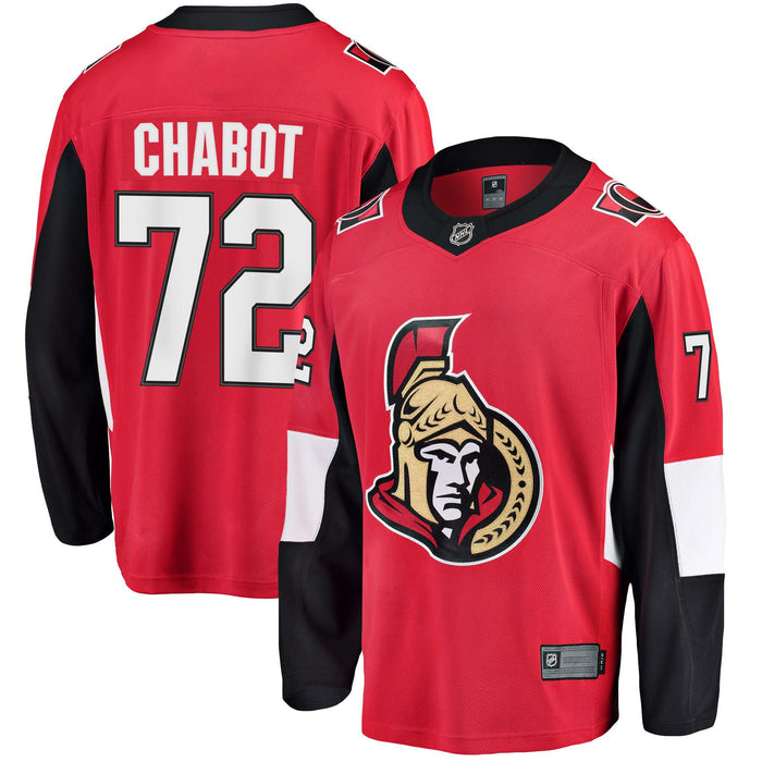 Thomas Chabot Ottawa Senators Red #72 Youth 8-20 Home Premier Jersey (8-12)