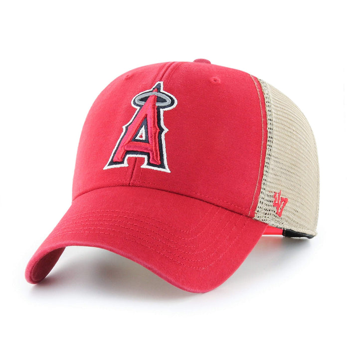 47 Brand MLB Flagship Wash MVP Hat Los Angeles Angels Red