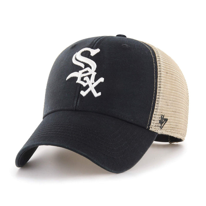 47 Brand MLB Flagship Wash MVP Hat Chicago White Sox Black
