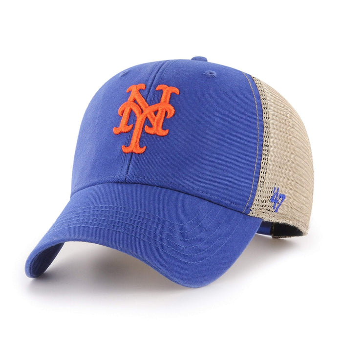 47 Brand MLB Flagship Wash MVP Hat New York Mets Blue