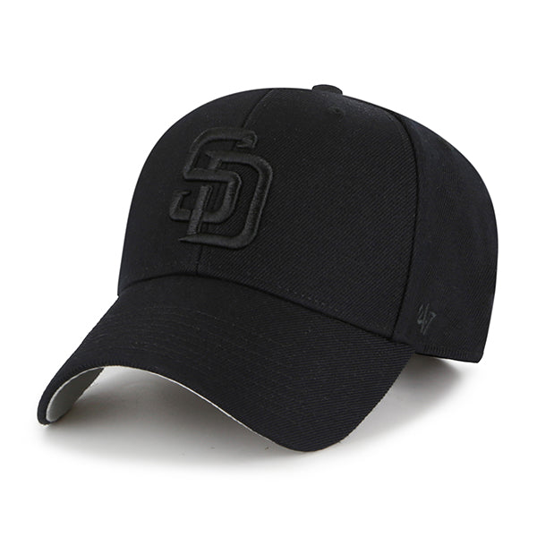 47 Brand MLB MVP Hat San Diego Padres Black
