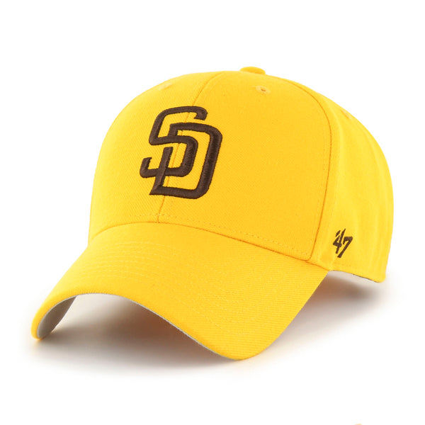 47 Brand MLB MVP Hat San Diego Padres Yellow