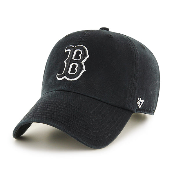 47 Brand MLB Clean Up Hat Boston Red Sox Black