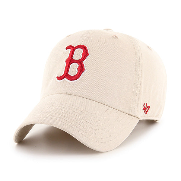47 Brand MLB Clean Up Hat Boston Red Sox Natural