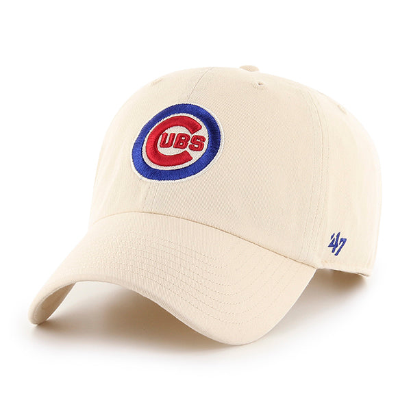 47 Brand MLB Clean Up Hat Chicago Cubs Natural