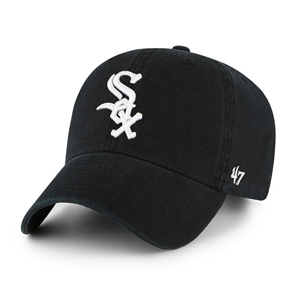 47 Brand MLB Clean Up Hat Chicago White Sox Black