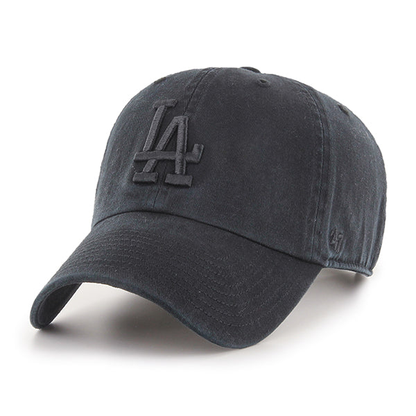 47 Brand MLB Clean Up Hat Los Angeles Dodgers Black