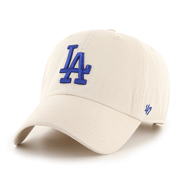 47 Brand MLB Clean Up Hat Los Angeles Dodgers Natural