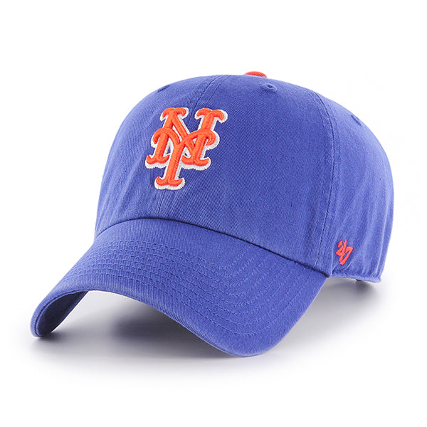 47 Brand MLB Clean Up Hat New York Mets Blue