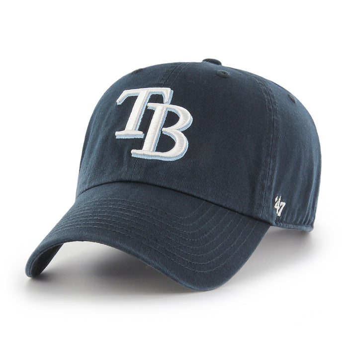 47 Brand MLB Clean Up Hat Tampa Bay Rays Navy