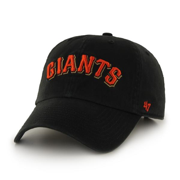 47 Brand MLB Clean Up Hat San Francisco Giants Black