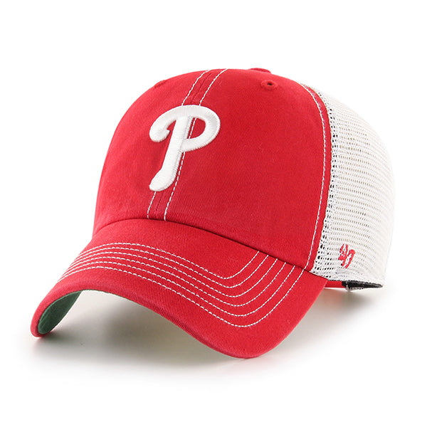 47 Brand MLB Trawler Clean Up Hat  Philadelphia Phillies Red