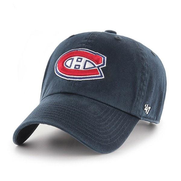 47 Brand NHL Clean Up Hat Montreal Canadiens Navy