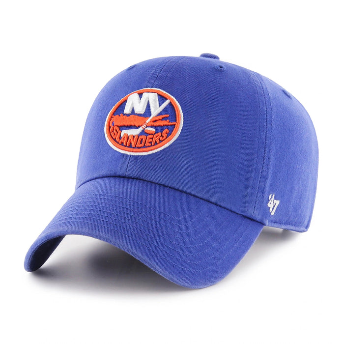 47 Brand NHL Clean Up Hat New York Islanders Blue