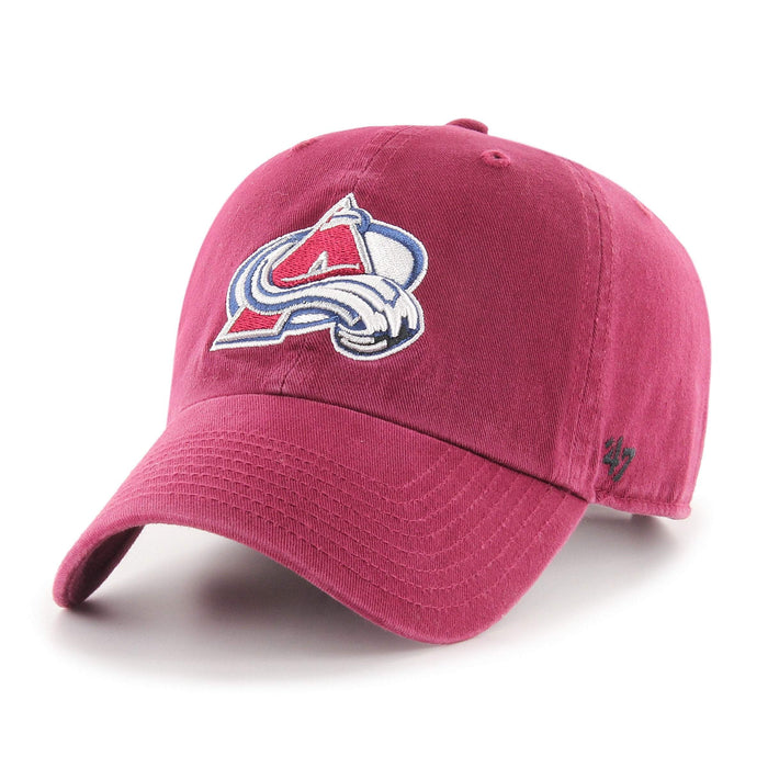 47 Brand NHL Clean Up Hat Colorado Avalanche Red