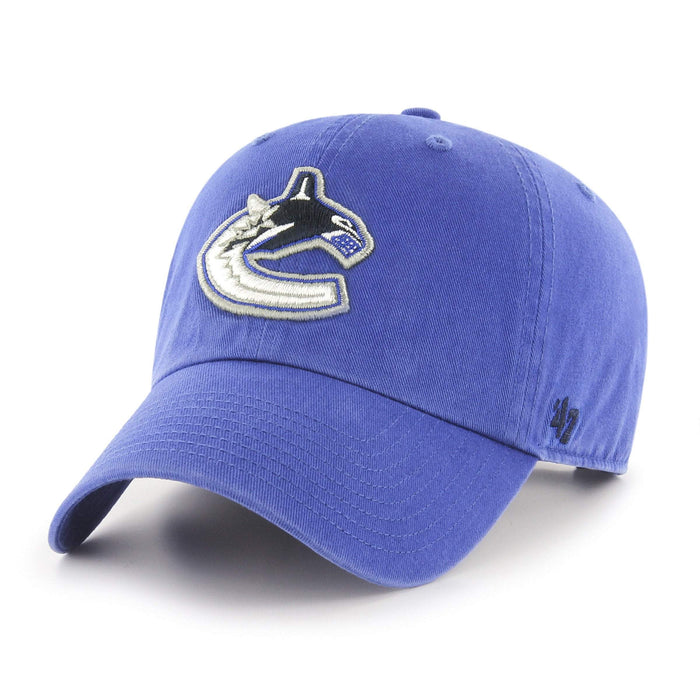 47 Brand NHL Clean Up Hat Vancouver Canucks Blue