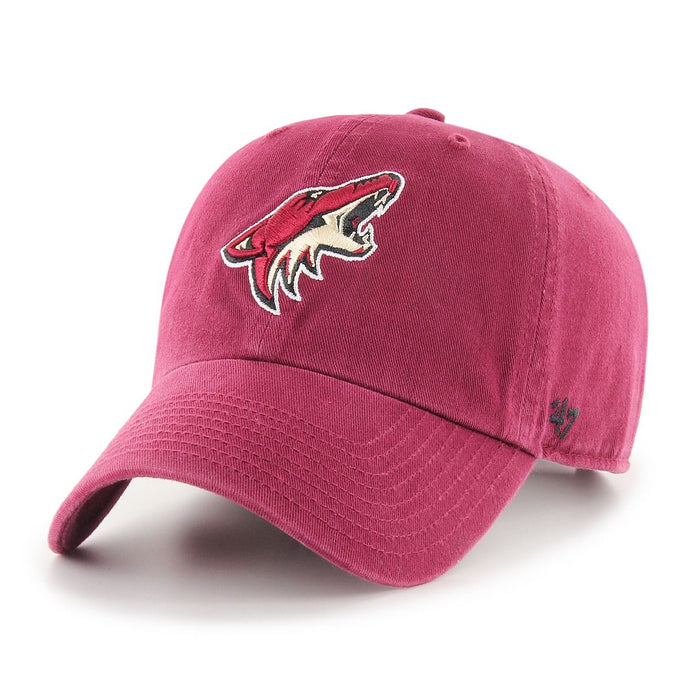 47 Brand NHL Clean Up Hat Arizona Coyotes Red