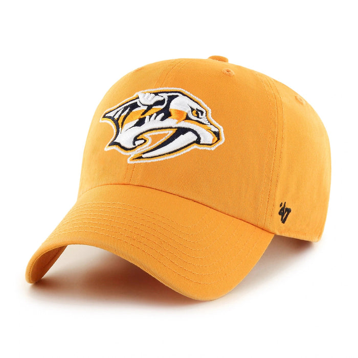 47 Brand NHL Clean Up Hat Nashville Predators Yellow