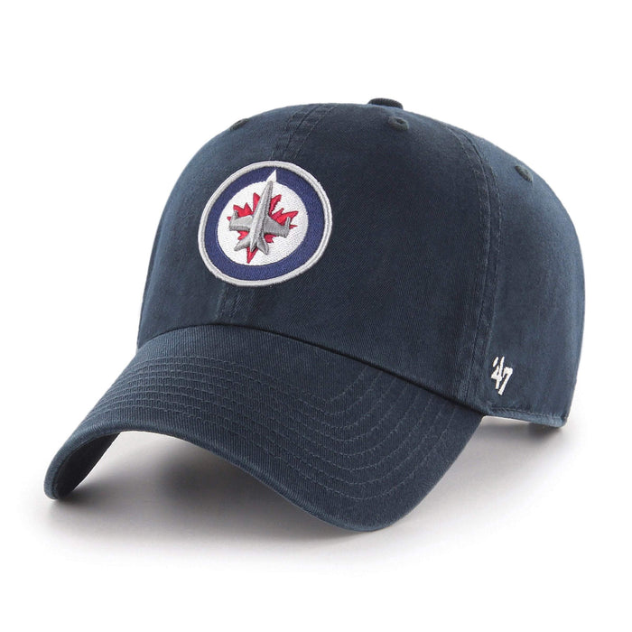47 Brand NHL Clean Up Hat Winnipeg Jets Navy