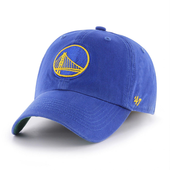 47 Brand NBA Clean Up Hat Golden State Warriors Blue