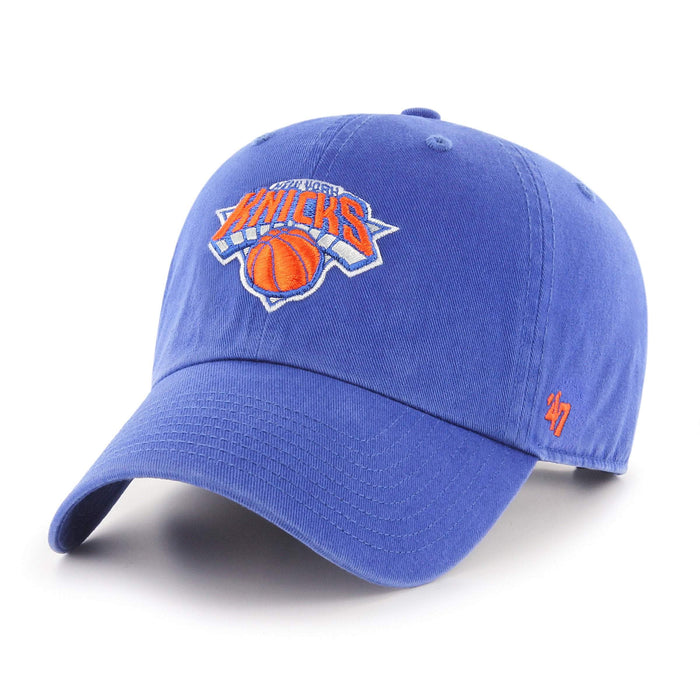 47 Brand NBA Clean Up Hat New York Knicks Blue
