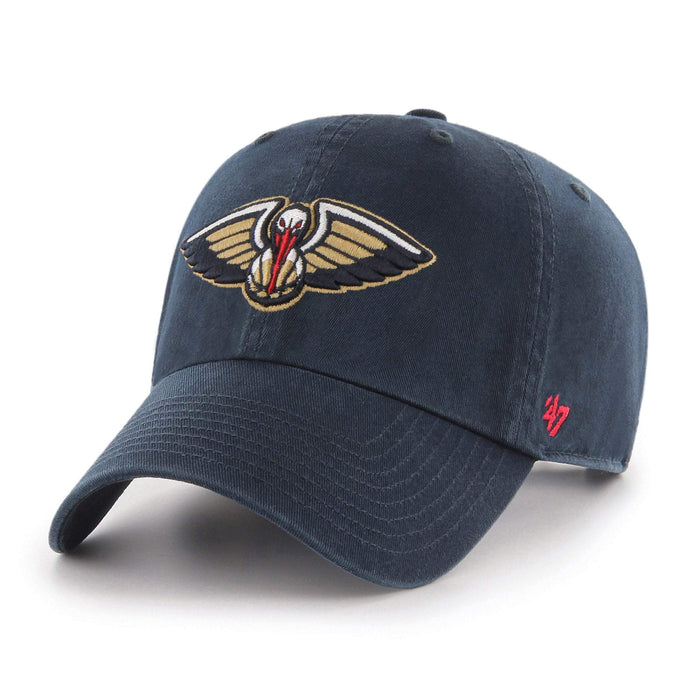 47 Brand NBA Clean Up Hat New Orleans Pelicans Navy