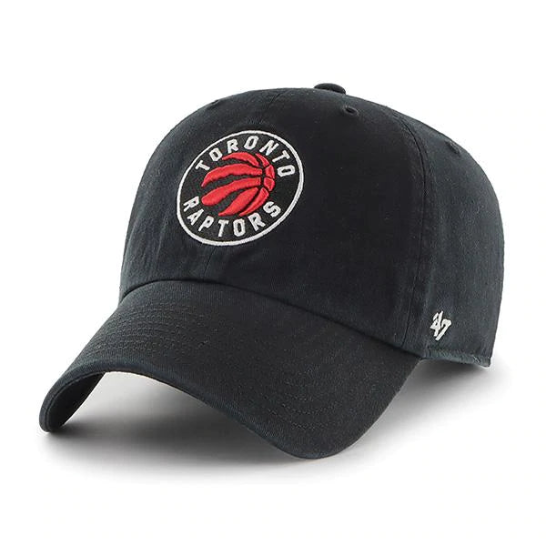 47 Brand NBA Clean Up Hat Toronto Raptors Black