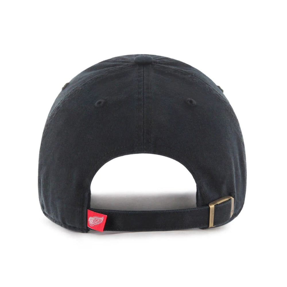 47 Brand Detroit Red Wings Clean Up Adjustable Hat - Black - Back