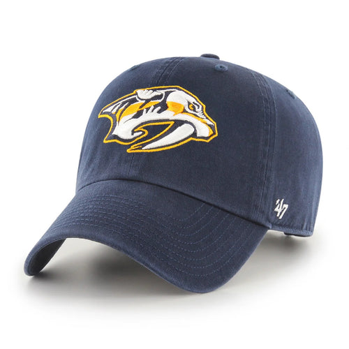 '47 Brand Nashville Predators Clean Up Adjustable Hat - Navy