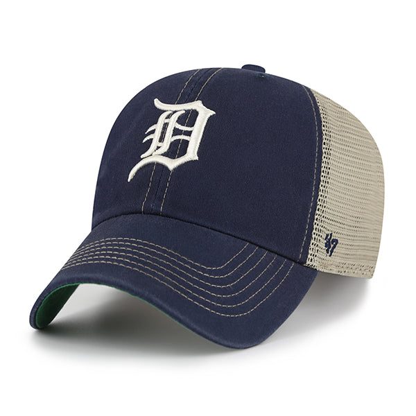 47 Brand Detroit Tigers Trawler Clean Up Adjustable Hat - Navy/Green - Front